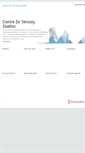 Mobile Screenshot of centreforsensorystudies.org
